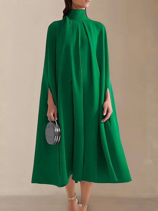 Alina High-Neck Midi Dress