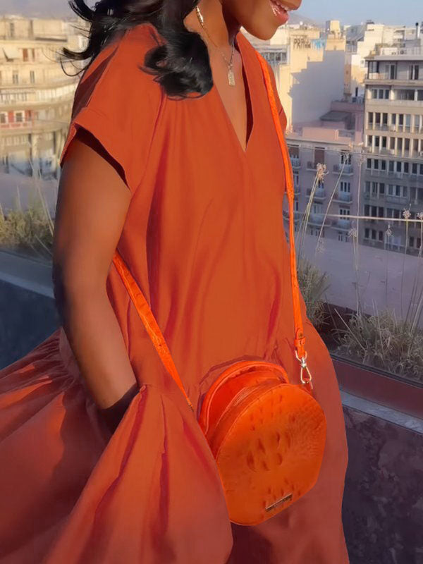 Riviera Pleated Maxi Dress