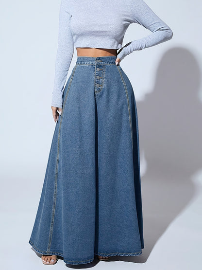 A-Line Denim Skirt