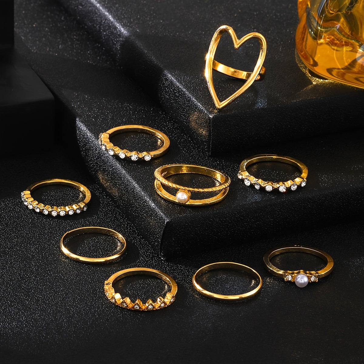 Heart Ring Set