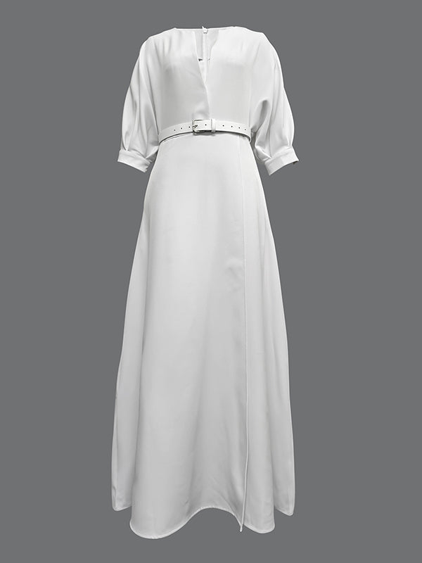 Renée Belted Maxi Dress