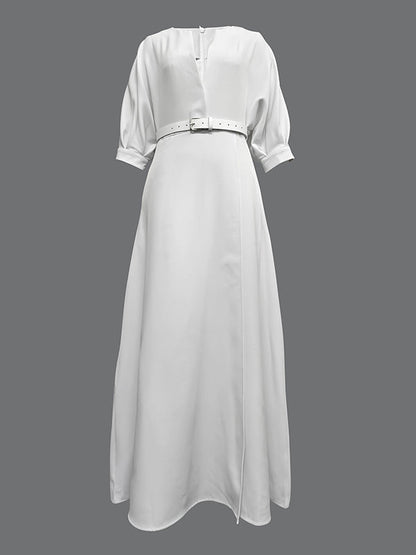 Renée Belted Maxi Dress