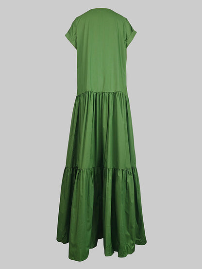 Riviera Pleated Maxi Dress