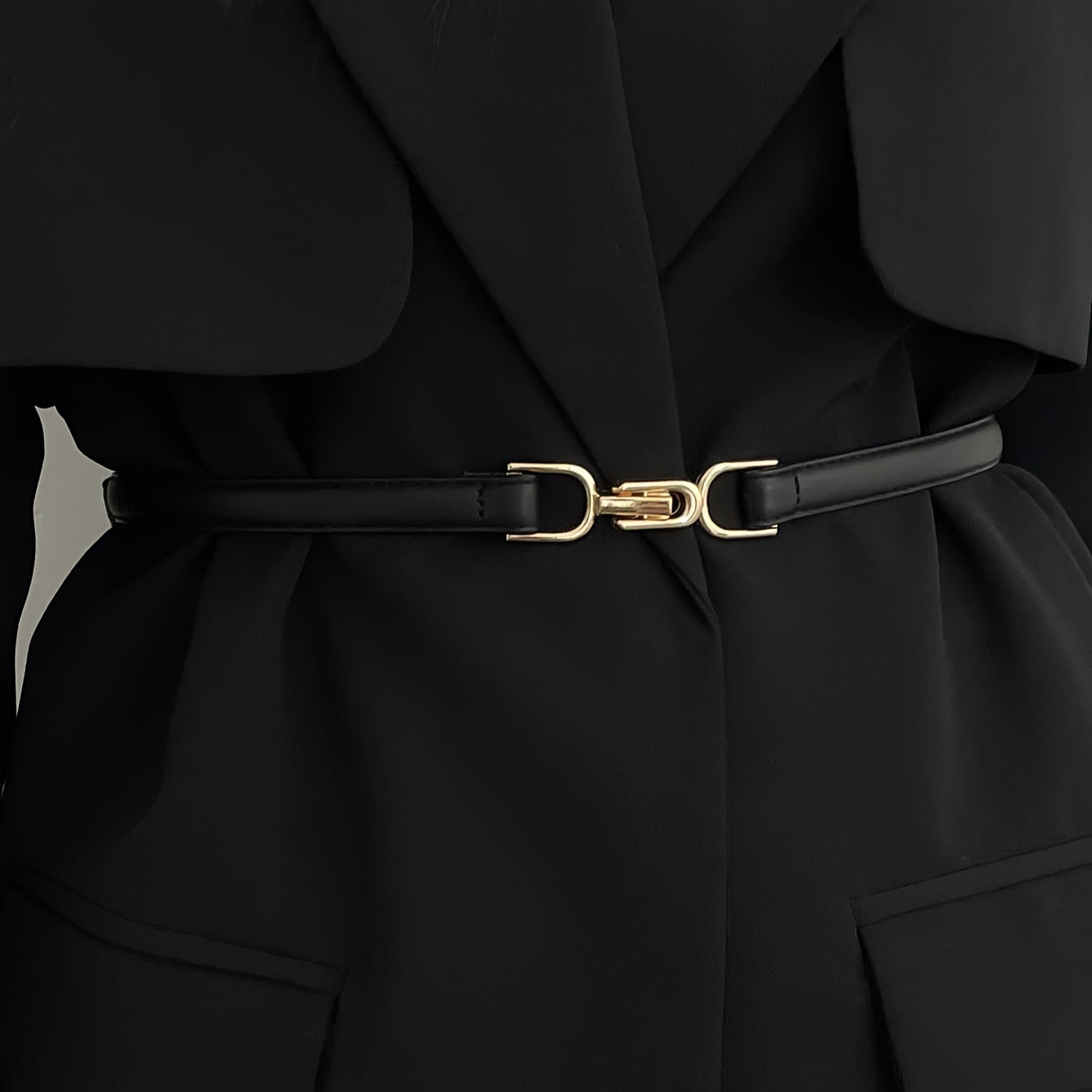 Faux Leather Belt