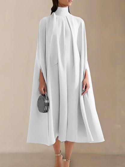 Alina High-Neck Midi Dress