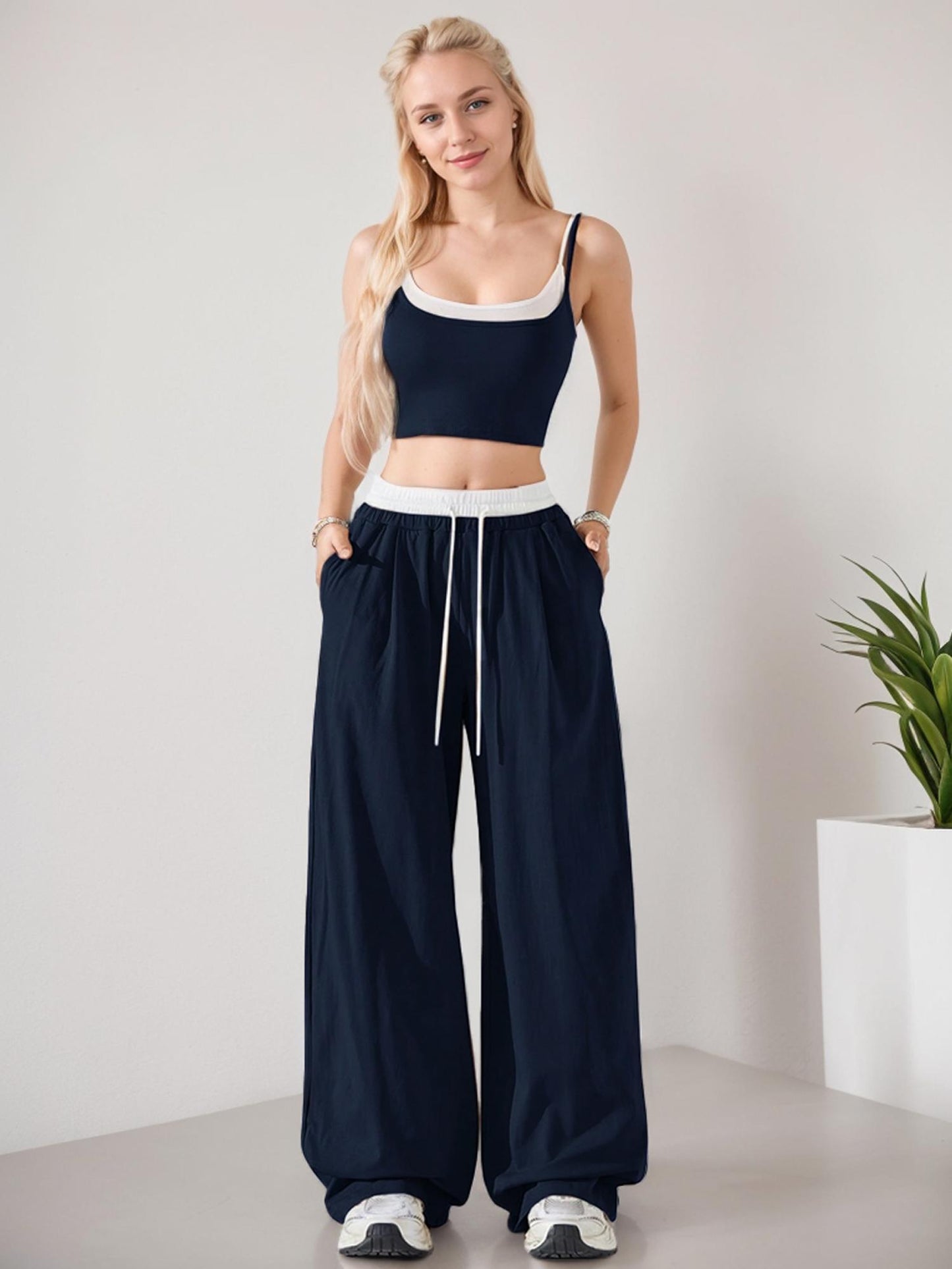 Tank Top & Sweatpants Set