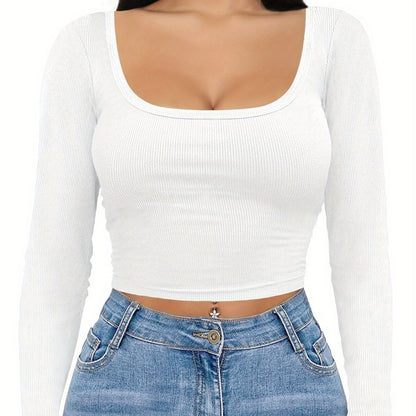 The Santa Monica Apparel™ | Square-Neck Crop Top