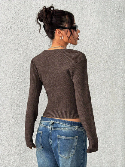 The Santa Monica Apparel™ | Elegant Scoop-Neck Sweater