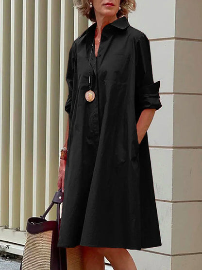 Élise Lapel Midi Dress