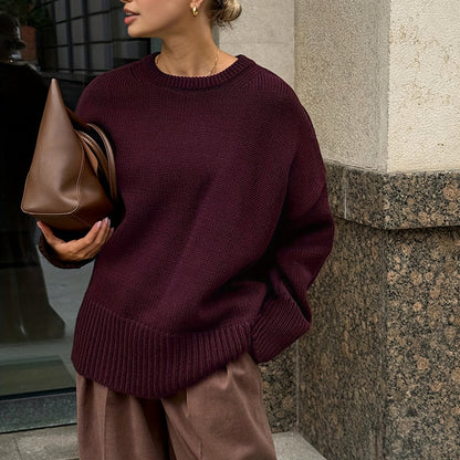 The Santa Monica Apparel™ | Refined Crew-Neck Knit