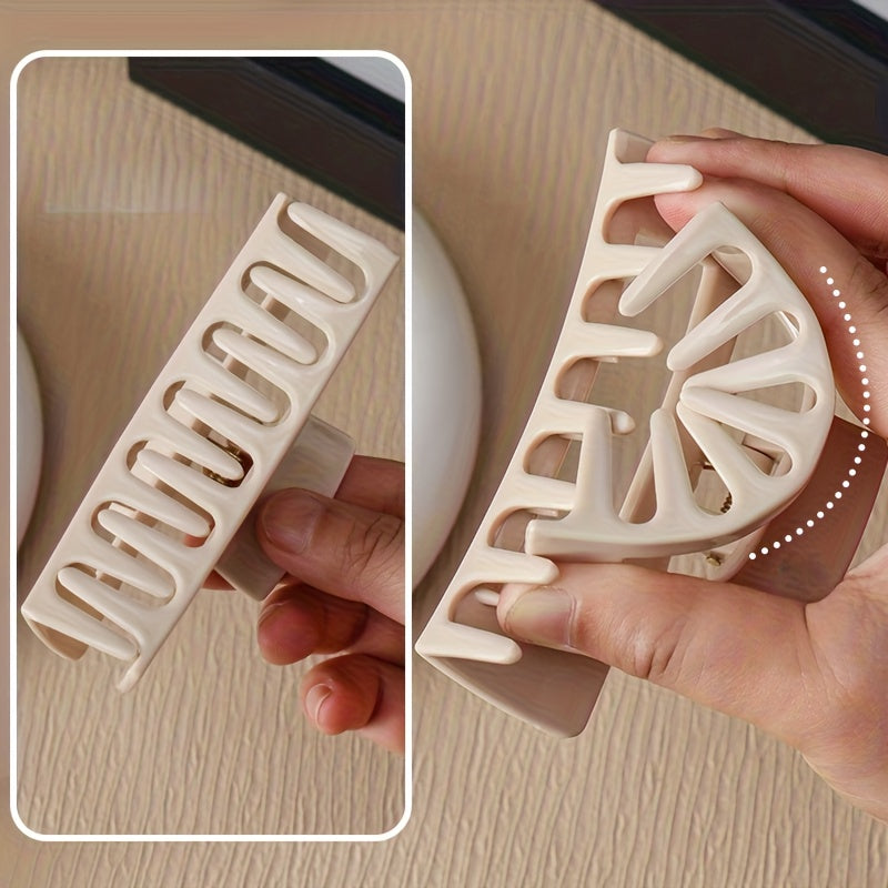 8-Pack Large Matte Hair Claw Clips