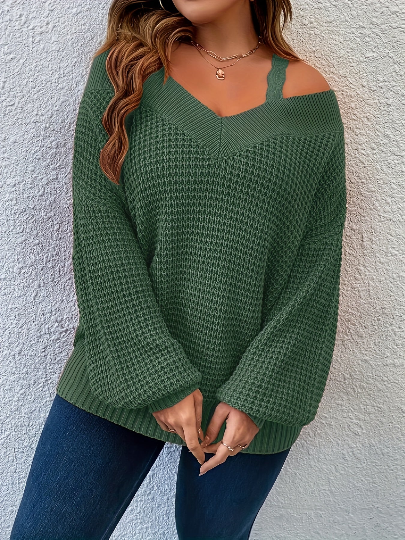 Off-Shoulder Knit