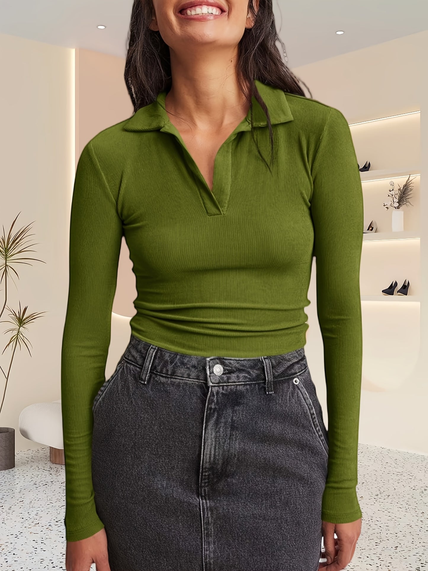 The Santa Monica Apparel™ | Casual V-Neck Pullover Sweater