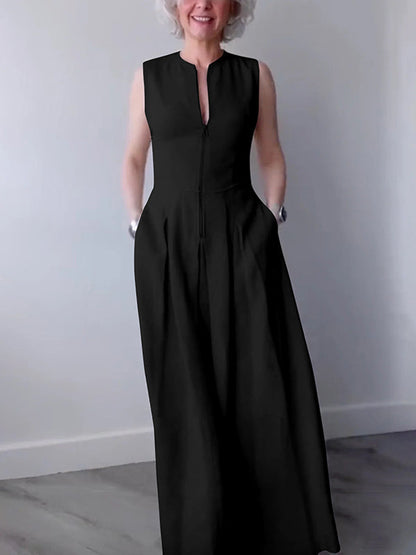 Celine Pleated Maxi Dress