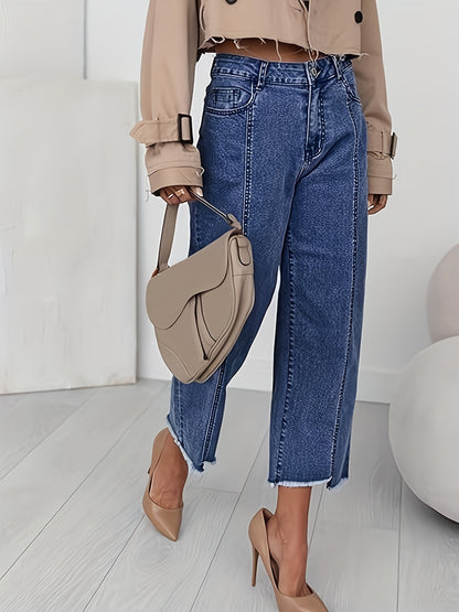 Cropped Denim Jeans