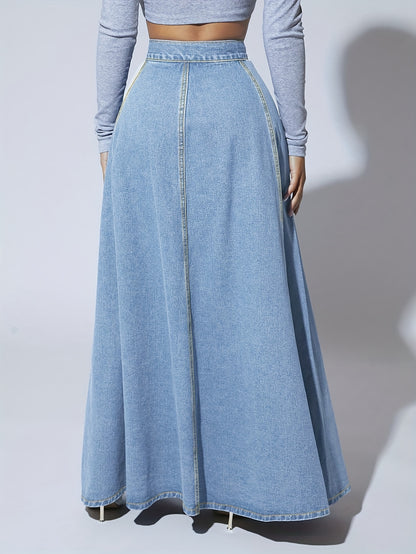 A-Line Denim Skirt