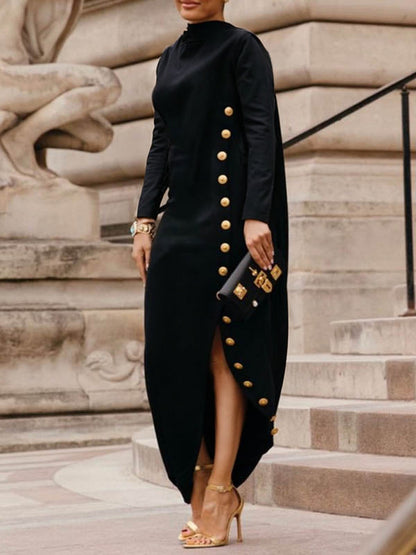 Althea Asymmetric Maxi Dress