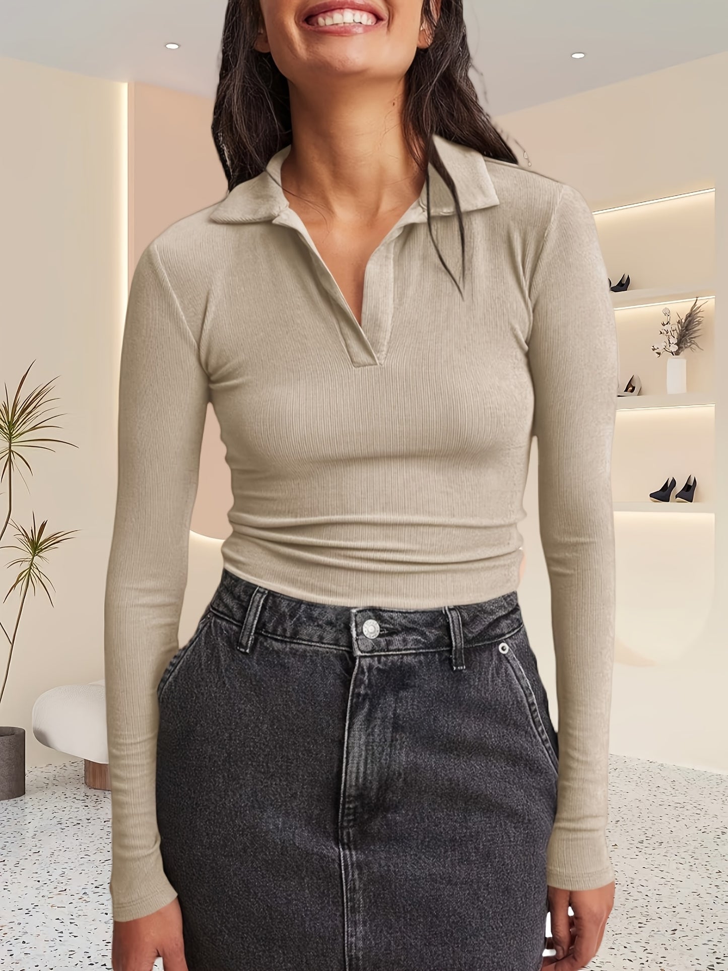 The Santa Monica Apparel™ | Casual V-Neck Pullover Sweater