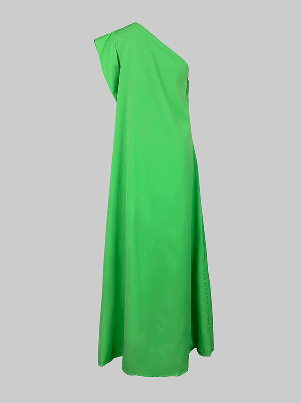 Amira One-Shoulder Maxi Dress