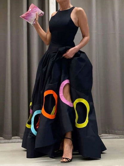 Aurea Pleated Maxi Dress