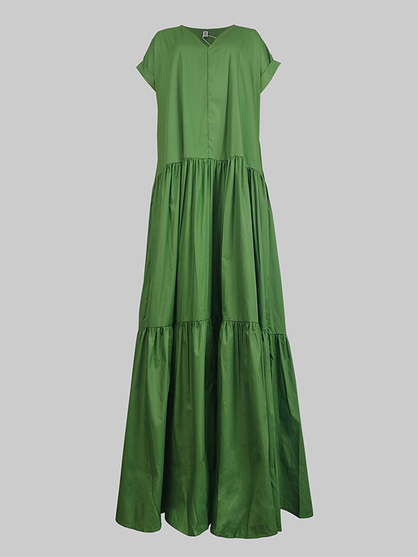 Riviera Pleated Maxi Dress