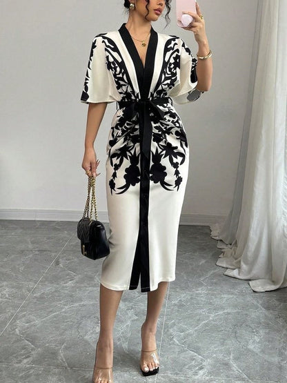 Emilia Floral Midi Dress