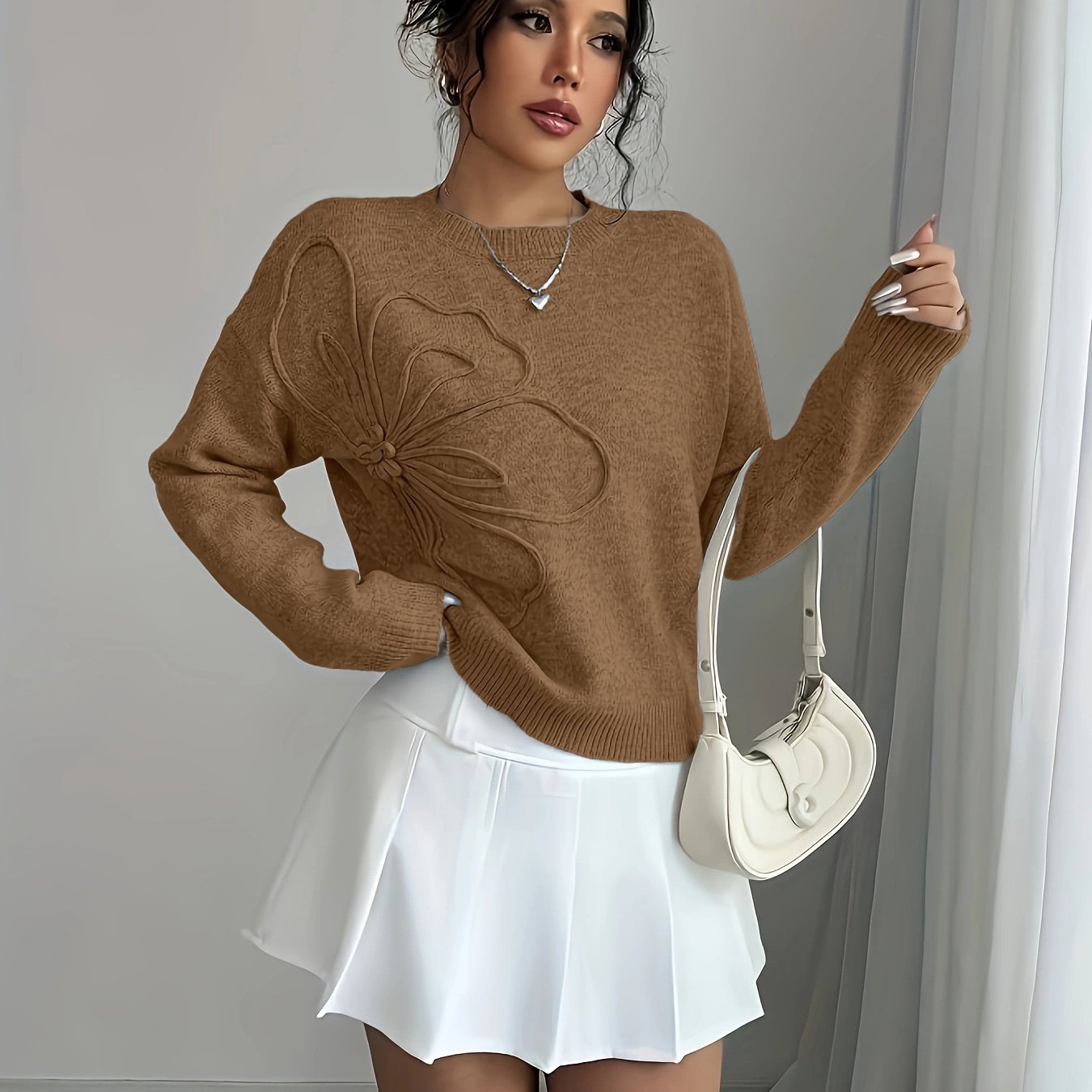 The Santa Monica Apparel™ | Elegant Crewneck Sweater