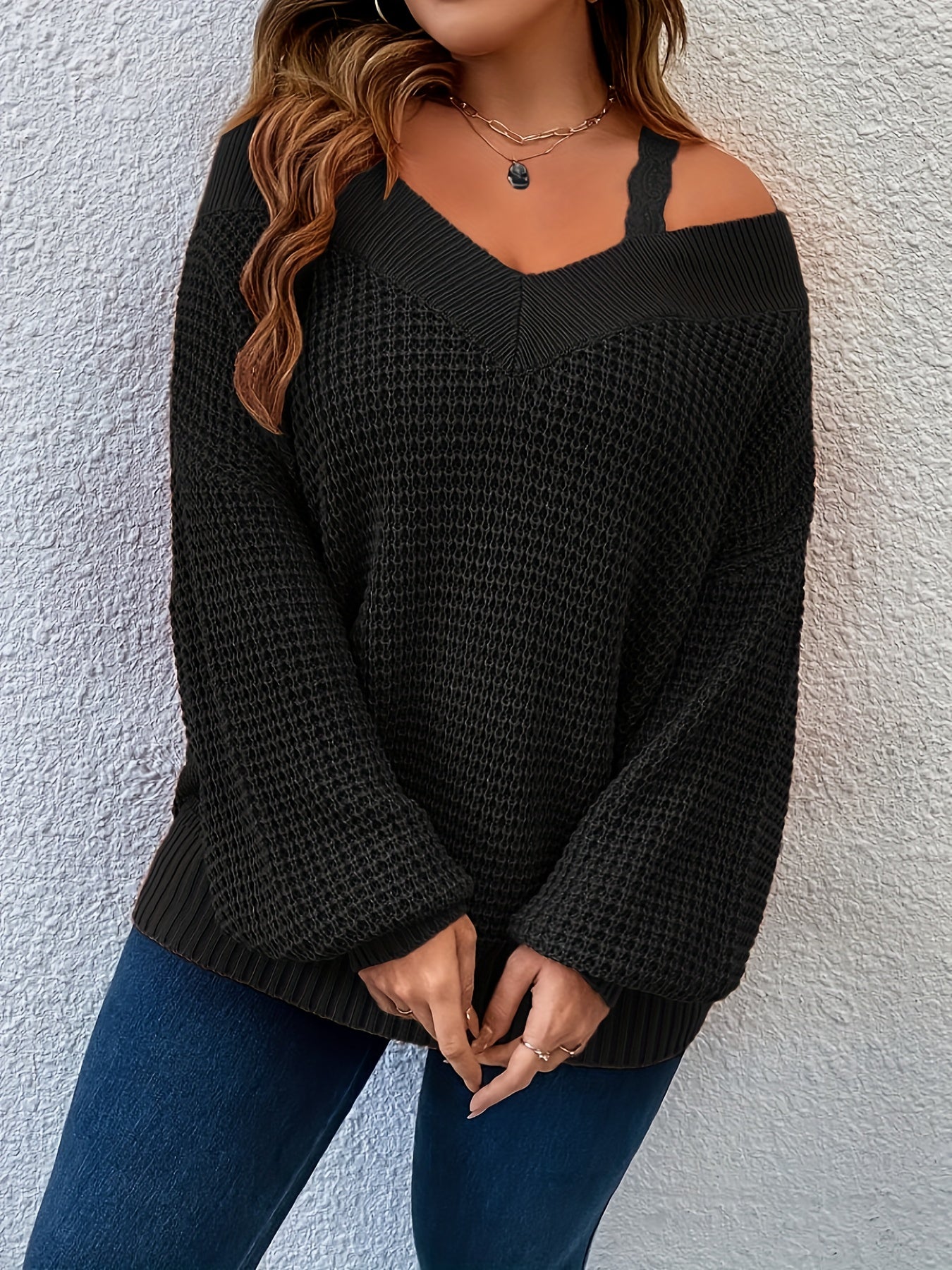 Off-Shoulder Knit