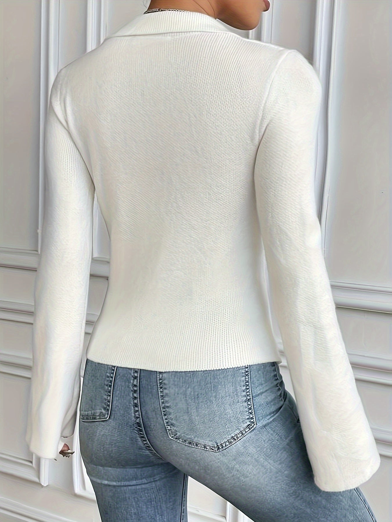 The Santa Monica Apparel™ | Elegant Polo-Neck Sweater