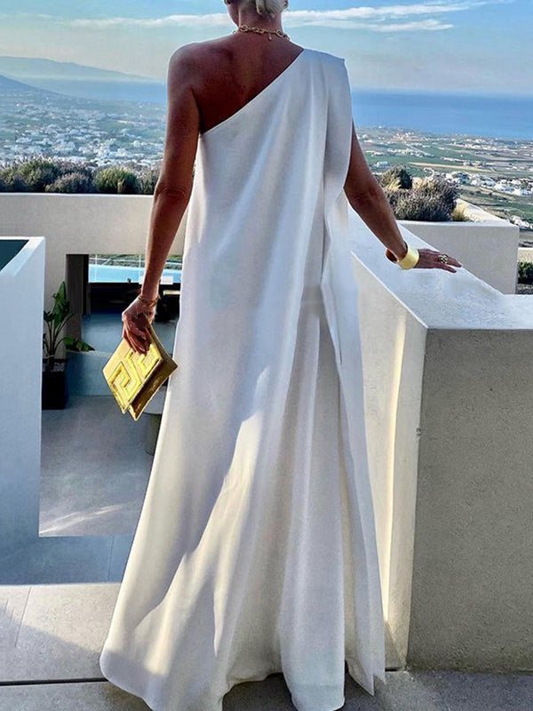 Amira One-Shoulder Maxi Dress
