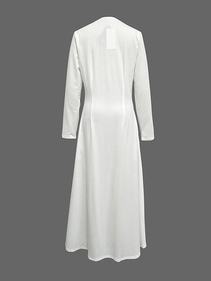 Renée Zipper Maxi Dress