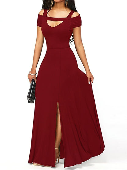 Off-Shoulder Maxi Dress