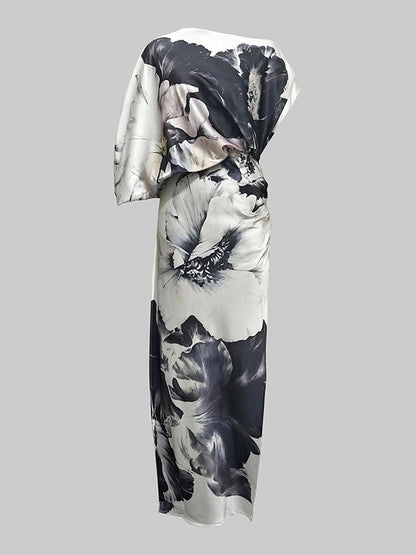 Liora One-Shoulder Gown