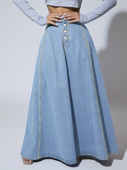 A-Line Denim Skirt
