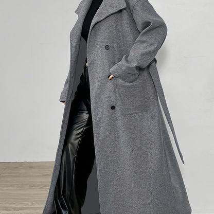 Tie-Detailed Coat