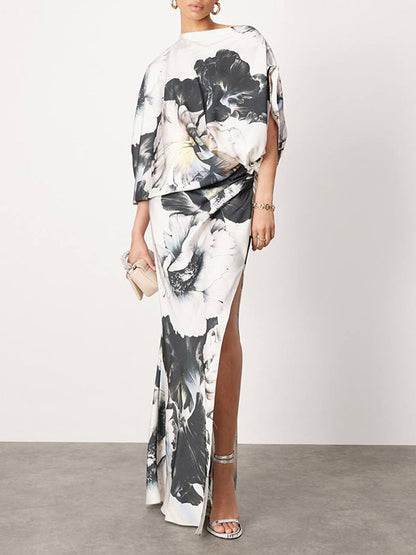 Liora One-Shoulder Gown