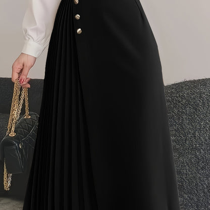 Pleated Midi Skirt