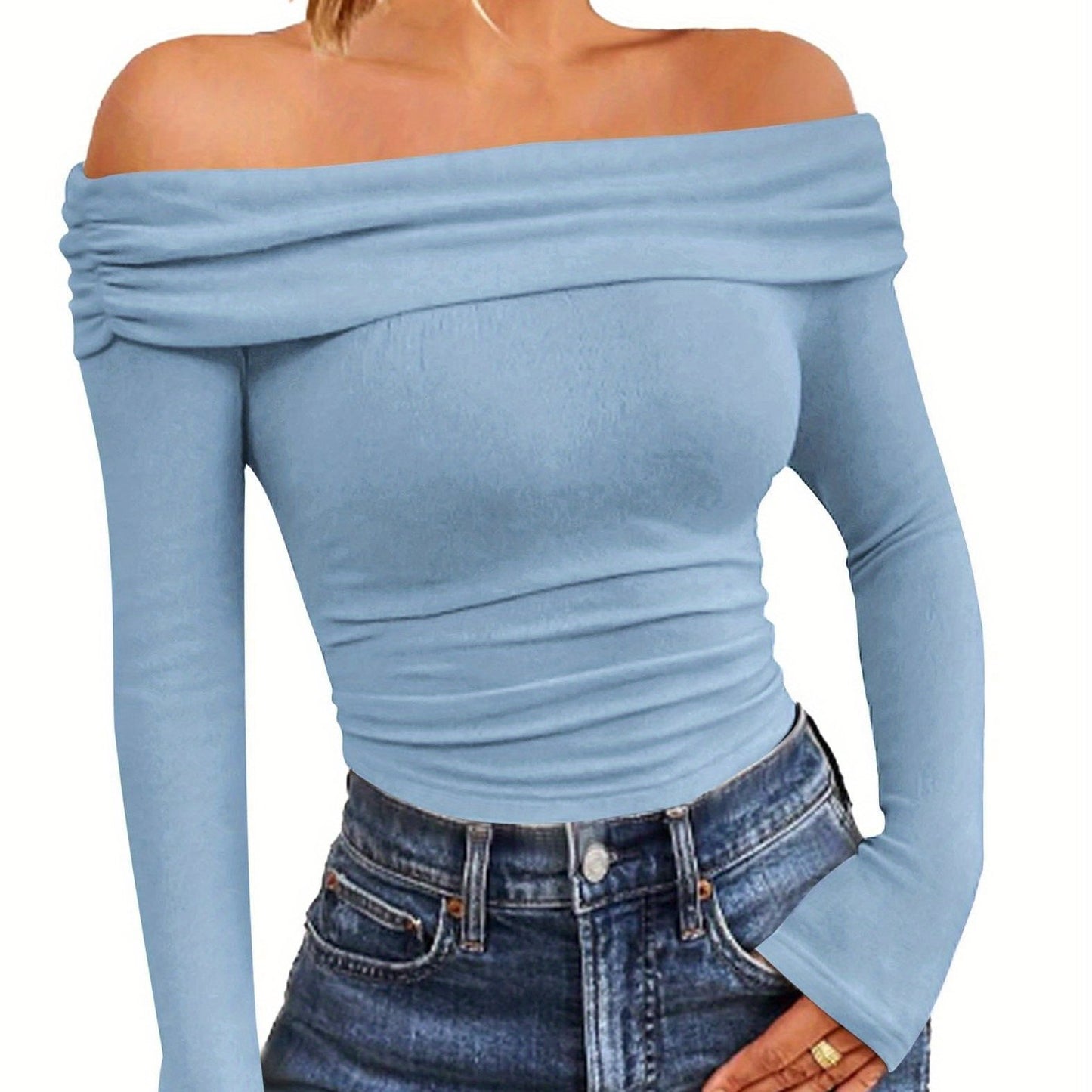 The Santa Monica Apparel™ | Strapless Off-Shoulder Top