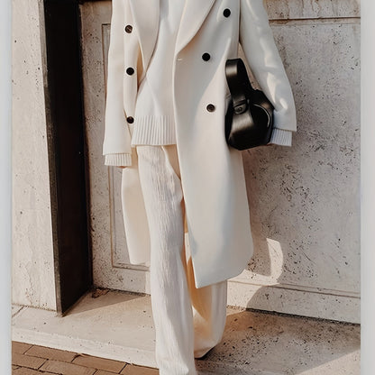 Elegant Double-Breasted Winter Coat