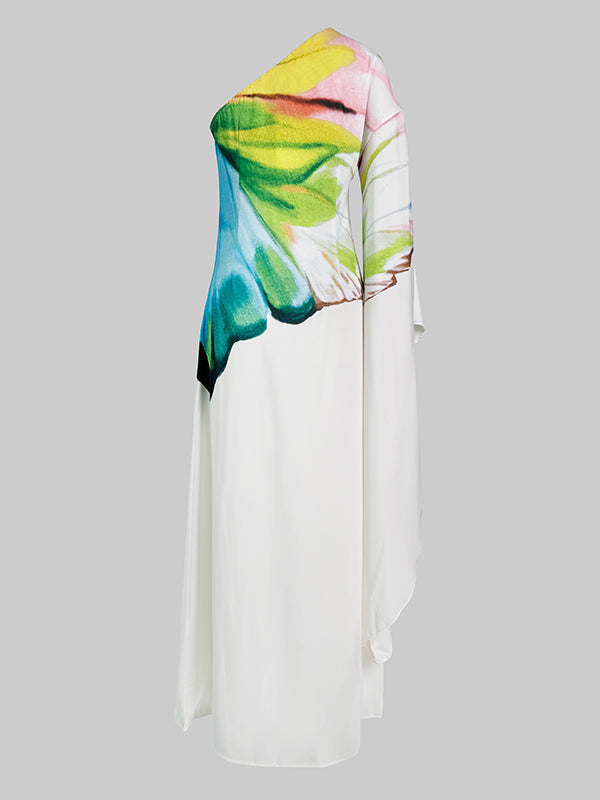 Fiora One-Shoulder Maxi Dress
