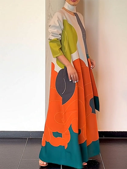 Amélie Printed Maxi Dress