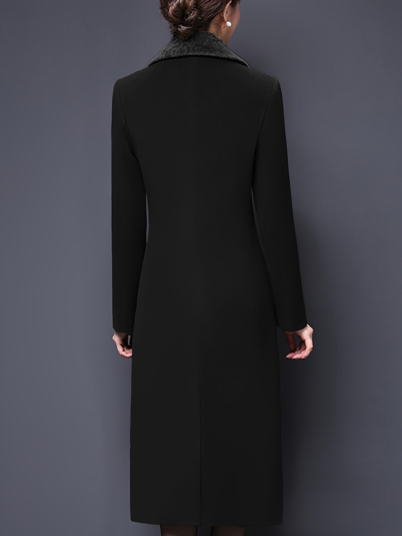 Double-Breasted Fur Coat