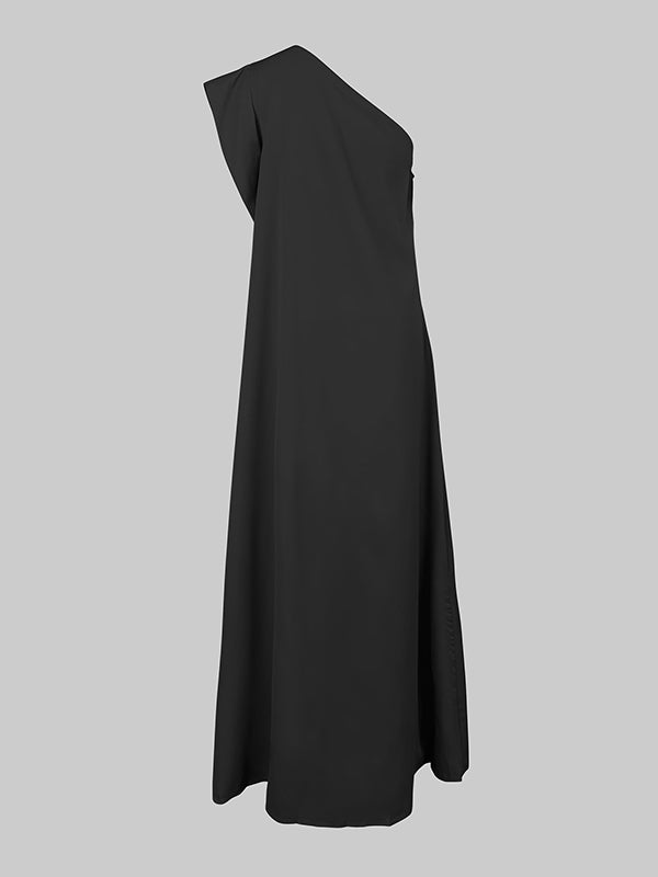 Amira One-Shoulder Maxi Dress