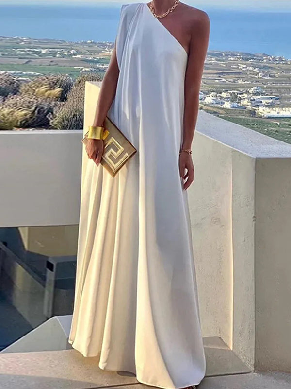 Amira One-Shoulder Maxi Dress