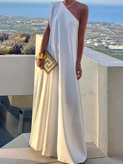 Amira One-Shoulder Maxi Dress