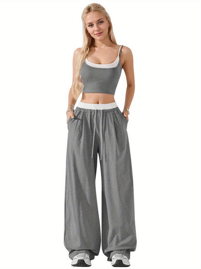 Tank Top & Sweatpants Set