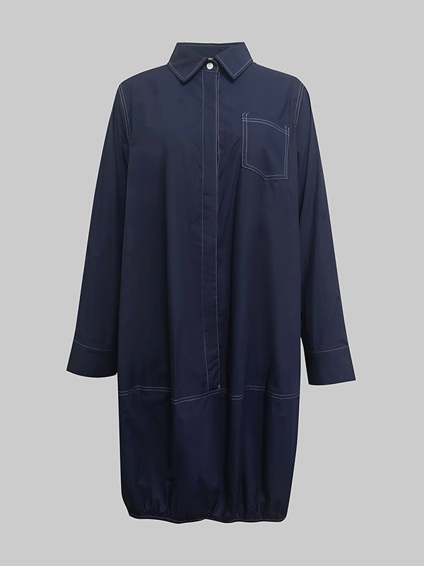 Camille Lapel Midi Dress