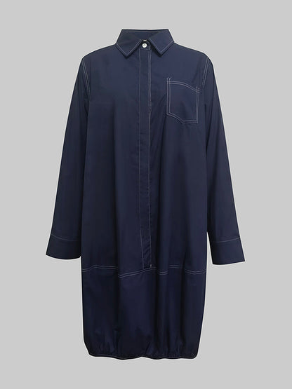 Camille Lapel Midi Dress