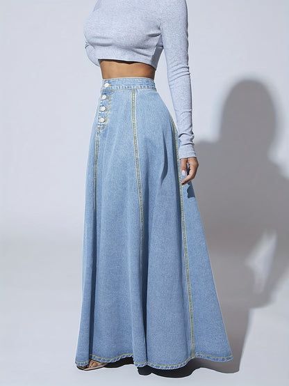 A-Line Denim Skirt