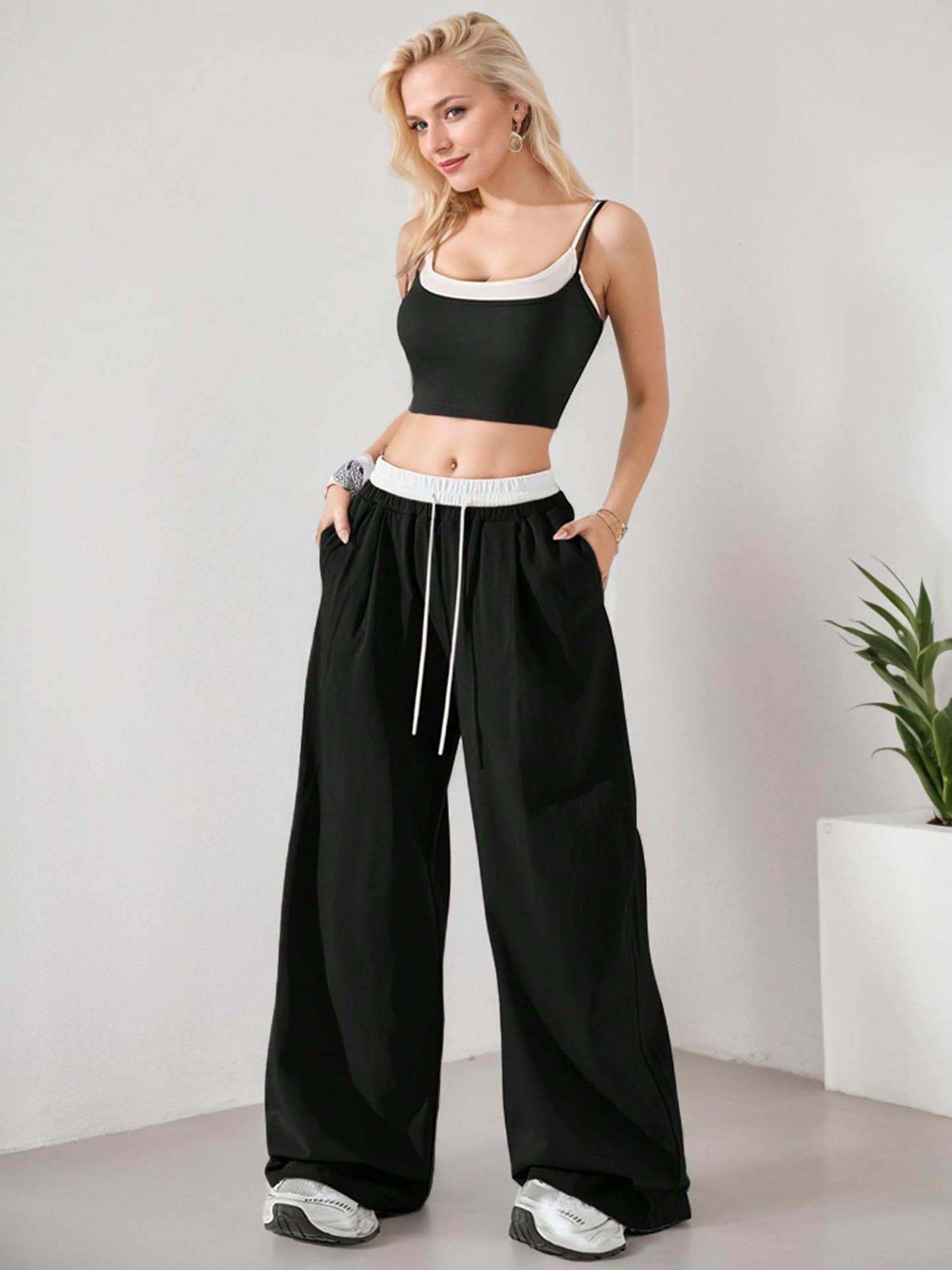 Tank Top & Sweatpants Set